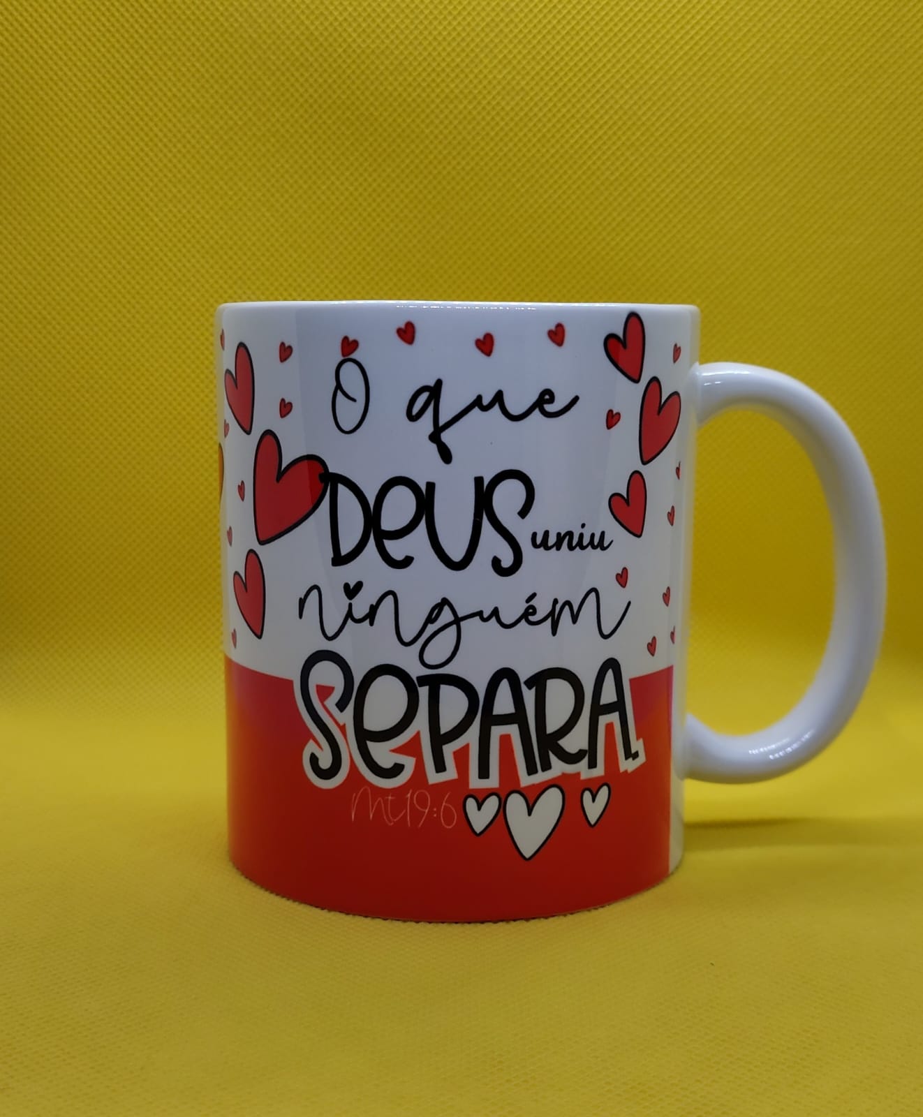 Caneca O que Deus uniu